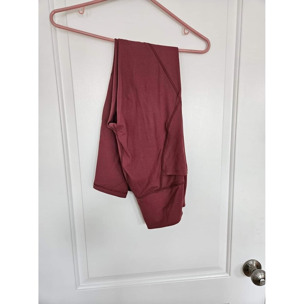 SAVVI brand Women dusty rose  High Waisted Leggings with Pockets Size M